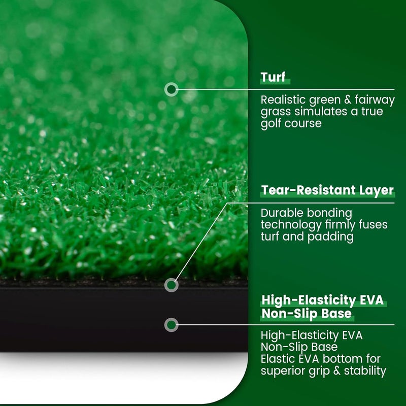 FARROLL Putting Green Golf Putting Mat Non-Slip Professional Practice Trainning Mat for Indoor Outdoor - Image 4